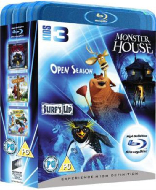 Monster House / Open Season / Surfs Up (3 Pack) (Blu-ray Box Set)