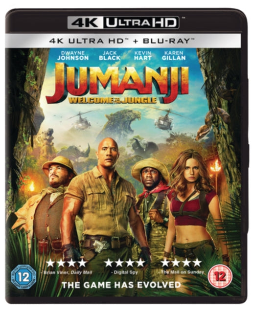 Jumanji: Welcome To The Jungle (UHD & Bd - 2 Discs) (Non Uv) (Blu-ray 4K)