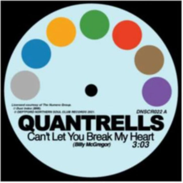 Quantrells & Promise - Cant Let You Break My Heart / Im Not Ready For Love (7 inch Single)