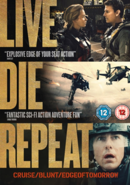 Live Die Repeat  Edge Of Tomorrow (DVD)