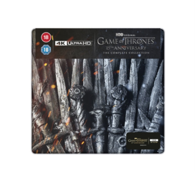 Game Of Thrones (15th Anniversary Steelbook Library Case) (Blu-ray 4K)