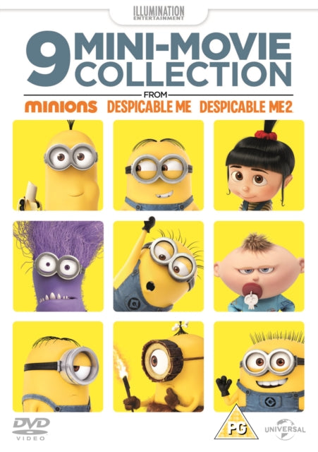 9 Mini-Movie Collection From Minions. Despicable Me 1 & 2 (DVD)