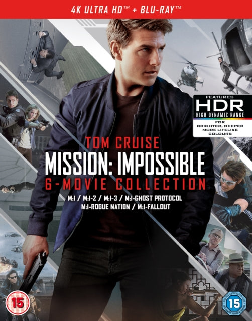 Mission Impossible 1-6 Movie Collection (Blu-ray 4K)