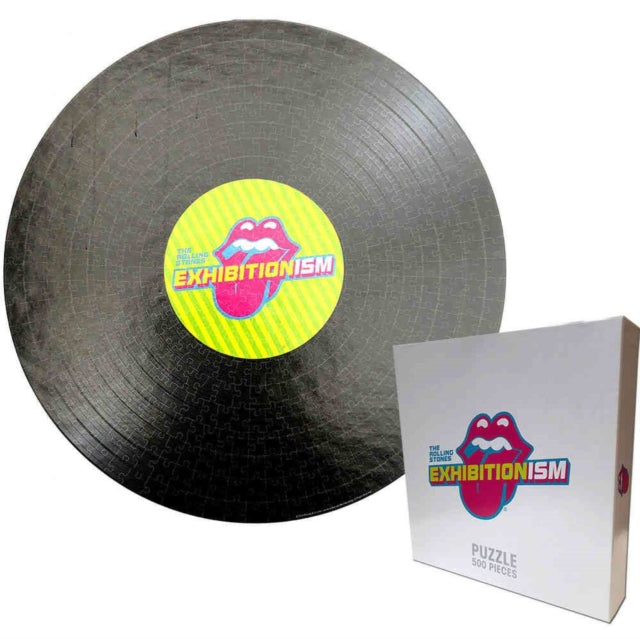 Rolling Stones - Rolling Stones Exhibitionism Record 500 Piece Jigsaw Puzzle (Jigsaw Puzzle)