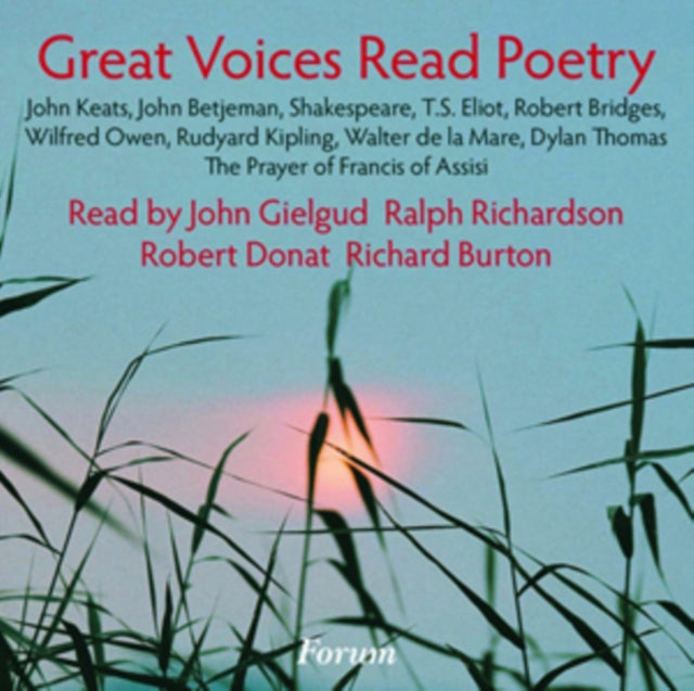 Various Artists - Great Voices Read Poetry (CD)