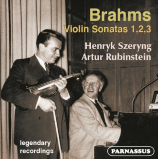 Szeryng & Rubinstein - Brahms Violin Sonatas 1-3 (Re-Master!) (CD)