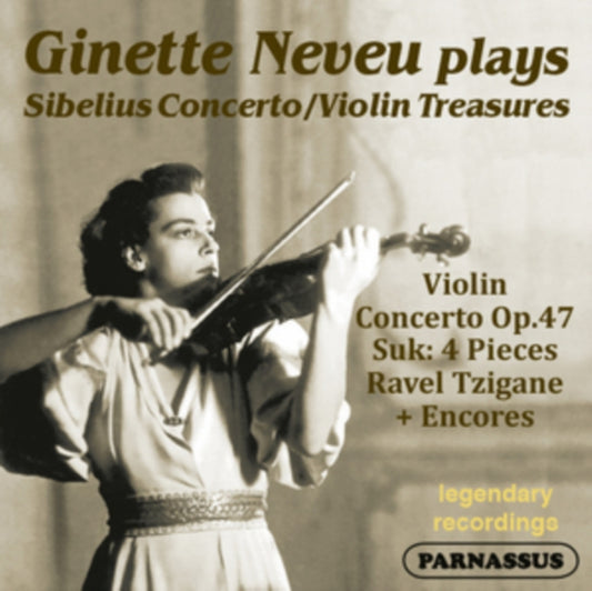 Ginette Neveu - Ginette Neveu Plays Sibelius Concerto. Suk. & Encores (CD)