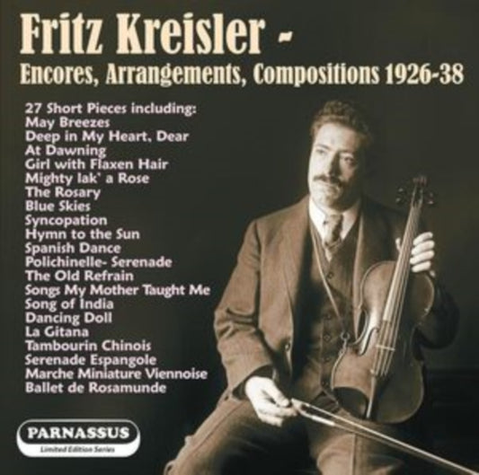Fritz Kreisler / Arpad Sandor / Carl Lamson - Fritz Kreisler: Encores 1926-1938 (CD)