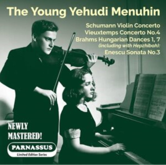 Yehudi Menuhin - The Young Yehudi Menuhin: Schumann. Vieuxtemps. Brahms. Enescu (CD)