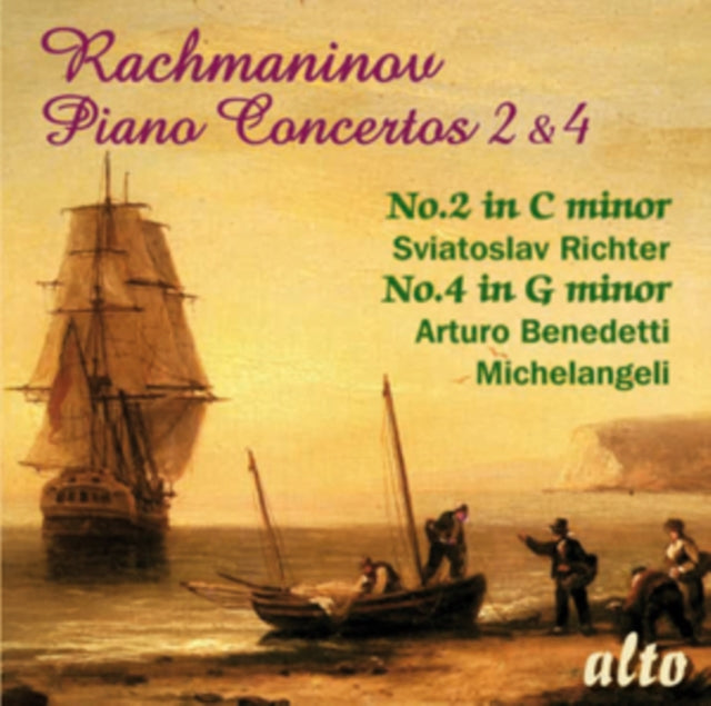 2 Sviatoslav Richter. 4 Arturo Benedetti Michelangeli - Rachmaninov Piano Concertos 2 & 4 (CD)