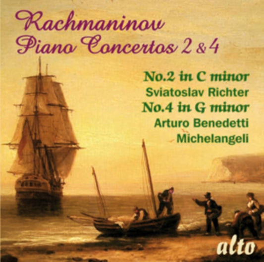 2 Sviatoslav Richter. 4 Arturo Benedetti Michelangeli - Rachmaninov Piano Concertos 2 & 4 (CD)
