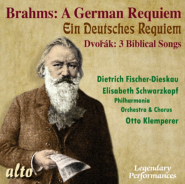 Fischer-Dieskau / Klemperer / Fischer-Dieskau / Demus - Brahms Deutsches Requiem / Dvorak Biblical Songs (Sel) (CD)