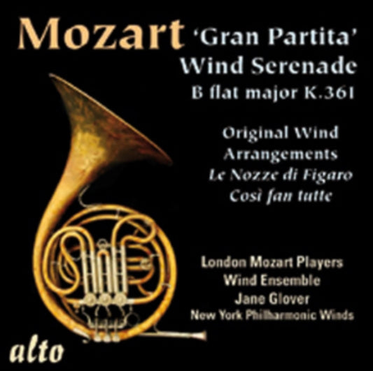 London Mozart Winds / Jane Glover / New York Phil Winds - Mozart: Wind Serenade Gran Partita K361 / Wind Arrangements From Opera (CD)