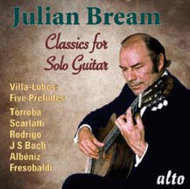 Julian Bream - Music For Solo Guitar (Villa-Lobos 5 Preludes / Torroba / Bach / Rodrigo) Etc (CD)