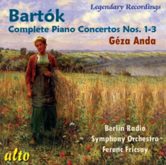 Geza Anda / Berlin R.S.O / Fricsay - Bartok Pianos Concertos Complete Nos. 1 To 3 (CD)