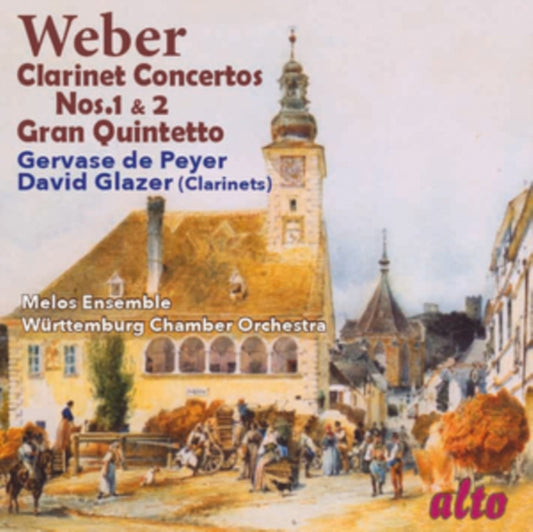 G.De Peyer / D. Glazer / Lso / Wurrtemburg Co / Melos - Weber: Clarinet Concertos 1 & 2. Gran Quintetto (Clarinet & Strings) (CD)