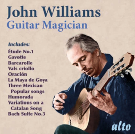 John Williams Guitar Magician (Spanish Latin Plus A Bach Cello Suite Transcribed) (CD) (https://lasgo.dmmserver.com/media/640/50553544/5055354412530.jpg)