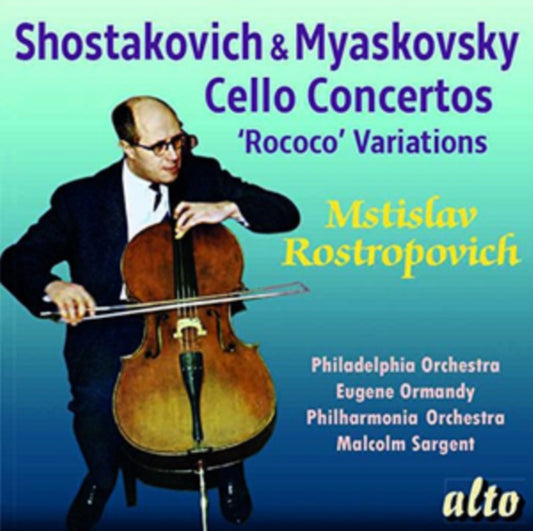 Rostropovich / Ormandy / Kondrashin Etc - Shostakovich & Myaskovsky Cello Concertos / Tchaik: Rococo Vars (CD)