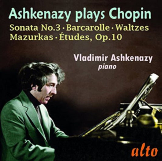 Vladimir Ashkenazy - Ashkenazy Plays Chopin (Sonata 3 / Etudes Op.10 / Barcarolle / Valses / Mazurkas (CD)