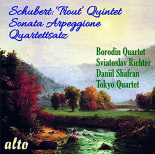 Richter / Borodin Qt / D.Shafran / Tokyo Qt - Schubert: Trout Quintet / Sonata Arpeggione / Quartettsatz (CD)