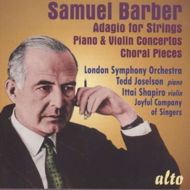 Lso / Jjoselson / Ittai / Joyful Company Barber: Adagio / Piano Conc / Violin Conc / 4 Short Choral (CD) (https://lasgo.dmmserver.com/media/640/50553544/5055354413094.jpg)