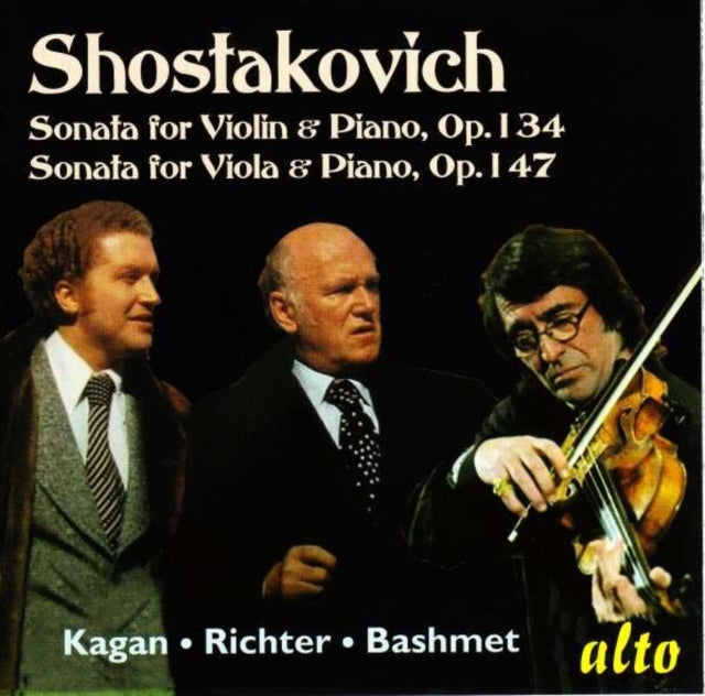 Sviatoslav Richter / Oleg Kagan / Yuri Bashmet Shostakovich Sonatas For Violin (Kagan) Viola (Bashmet) (CD) (https://lasgo.dmmserver.com/media/640/50553544/5055354413285.jpg)