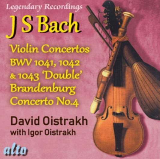 David Oistrakh - Bach Violin Concertos 1. 2. 3 Plus Brandenburg Concerto No.4 (CD)