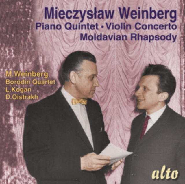Mieczyslaw Weinberg (With) Borodin Quartet David Oistrakh Leonid Kogan (With) Moscow P.O/Kirill Kondrashin Mieczyslaw Weinberg (1919 96) / Piano Quintet / Moldavian Rhapsody / Violin Concerto (CD) (https://lasgo.dmmserver.com/media/640/50553544/5055354414527.jpg)