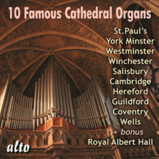 David Hill / Stephen Cleobury / Francis Jackson / Simon Preston / Roy Massey / Noel Rawsthorne / Uk Top Organists - 10 Famous Cathedral Organs (Recorded By Legendary Sound Engineers) (CD)