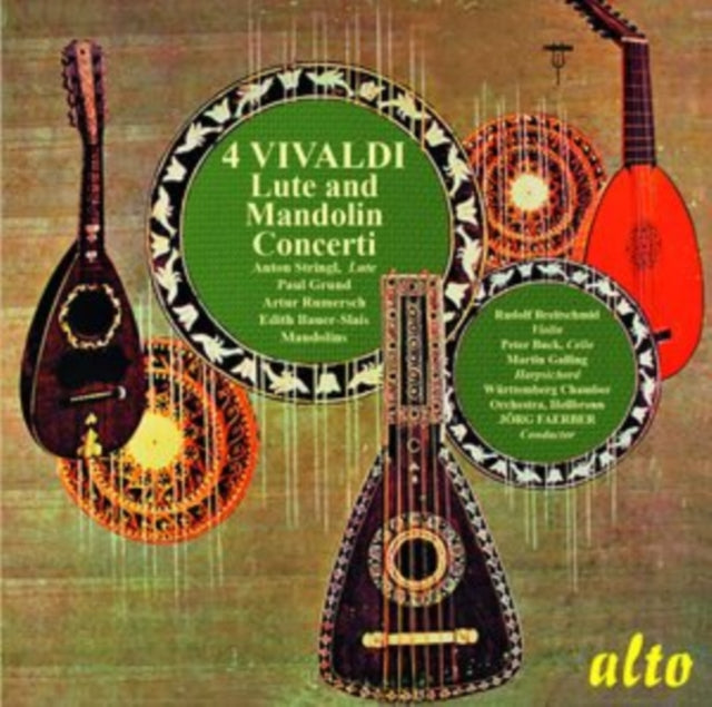 Wurttemburg Chamber Orchestra / Jorg Faerber Paul Grand / Artur Romestsch Vienna Pro Musica Edith Bauer-Slatz - Vivaldi (Etc) Lute And Mandolin Concertos (CD)