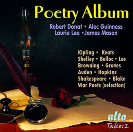 Donat. Guinness. Mason. Lee Etc - The Poetry Album (32 Poems Including War Poets Selection At End) (CD)