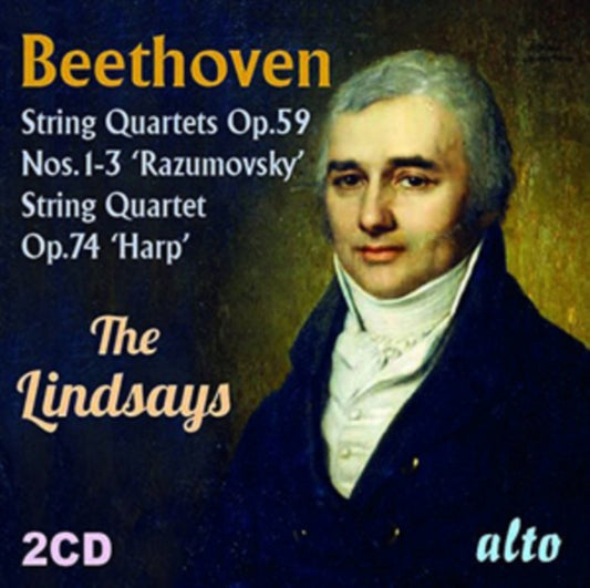 Lindsays - Beethoven: Razumovsky & Harp Quartets Op.59 (1-3) Op.74 (CD)