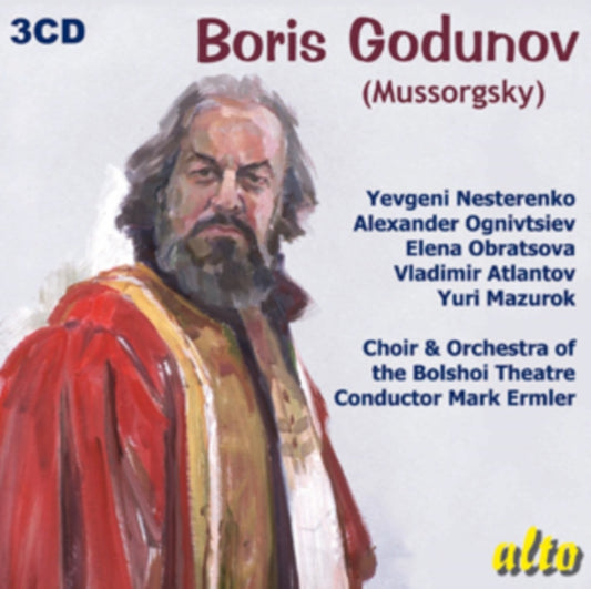 Nesterenko / Atlantov / Etc / Bolshoy (1982) Ermler - Mussorgsky: Boris Godunov (Stereo) (CD)