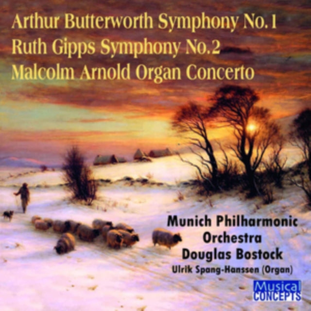 Douglas Bostock & Munich Symphony Orchestra - Arthur Butterworth Symphony 1 / Ruth Gipps Symphony 2 Malcolm Arnold Organ Concerto (CD)