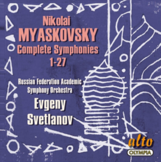 Evgeni Svetlanov / Russian Federation Academic Symphony Orchestra - Nikolai Myaskovsky: Complete Symphonies 1- 27 / Pathetique Overture / Salutatory Overture (CD Box Set)