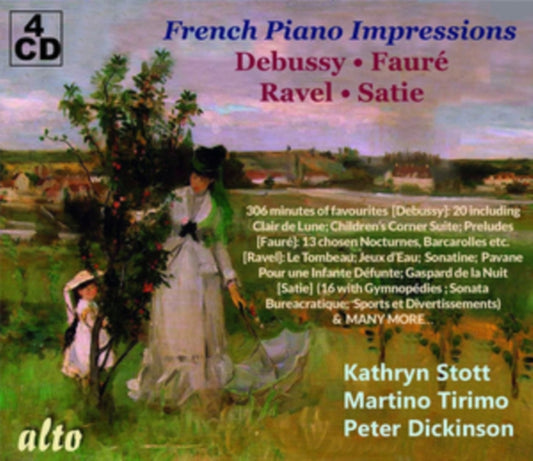 Kathryn Stott / Martino Tirimo / Peter Dickinson - French Piano Impressions: Debussy Favs / Faure Favs / Ravel Favs / Satie (CD)