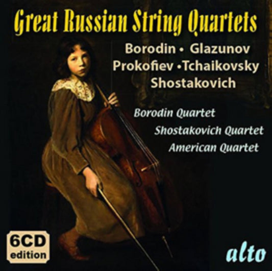 Borodin Qt / Shostakovich Qt / American Sq - Great Russian String Quartets (Borodin. Glazunov. Prokofiev. Tchaikovsky. Shostakovich) (CD)