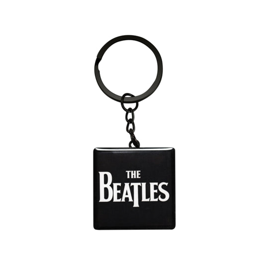 Keyring Metal - The Beatles - Logo (Black)