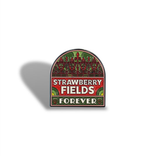 Pin Badge - The Beatles (Strawberry Fields) (Badge Pin Metal)