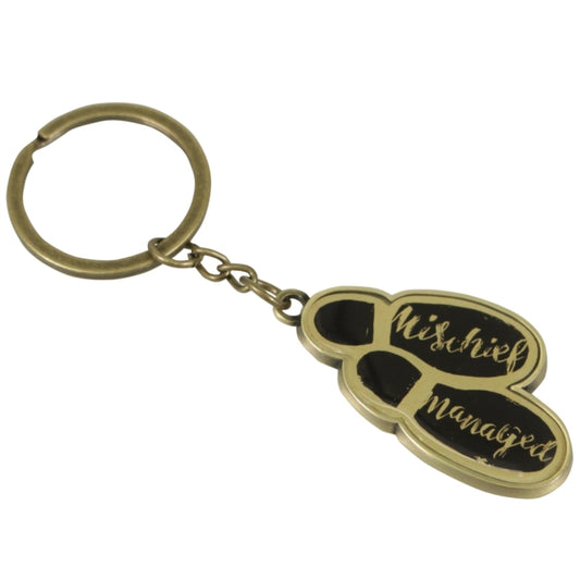 Mischief Managed Harry Potter Keyring