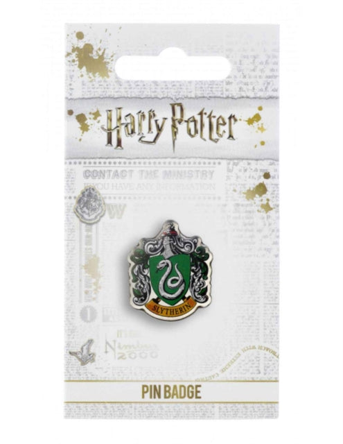 Harry Potter - Slytherin Crest Pin Badge (Badge Pin Metal)