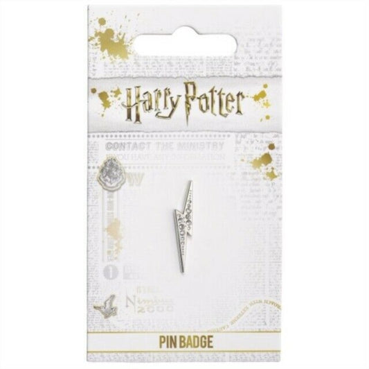 Harry Potter - Lightning Bolt pin badge with crystals (Badge Pin Metal)