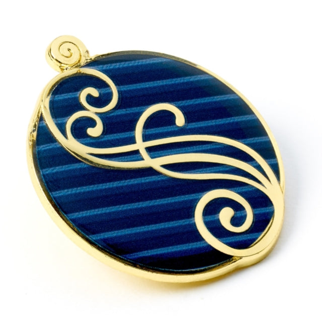 Wicked Blue Shiz Logo Pin Badge (Badge Pin Metal)
