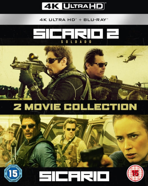 Sicario / Sicario 2: Soldado - 2 Movie Collection (Benicio Del Toro) (Blu-ray 4K)