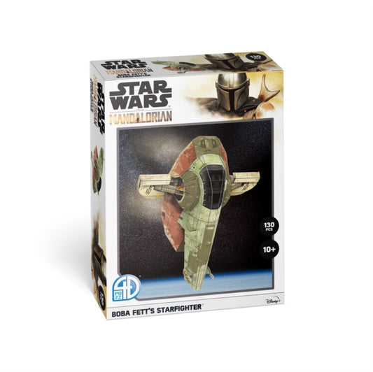 Star Wars - Star Wars The Book Of Boba Fett Boba Fetts Starfighter - 130 Piece 3D Jigsaw Puzzle (Jigsaw Puzzle)