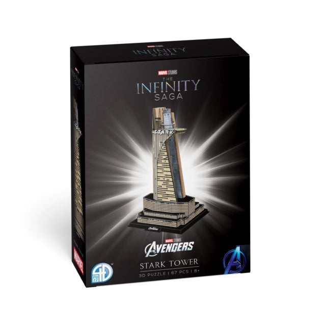 Marvel - Marvel Stark Tower (63Pc) 3D Jigsaw Puzzle (Jigsaw Puzzle)