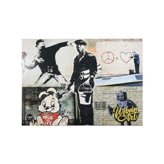 Banksy - Banksy Follow Your Dreams - 1000 Piece Puzzle (Jigsaw Puzzle)