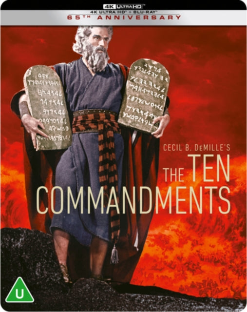 Ten Commandments (1923 & 1956) (Steelbook) (Blu-ray 4K)