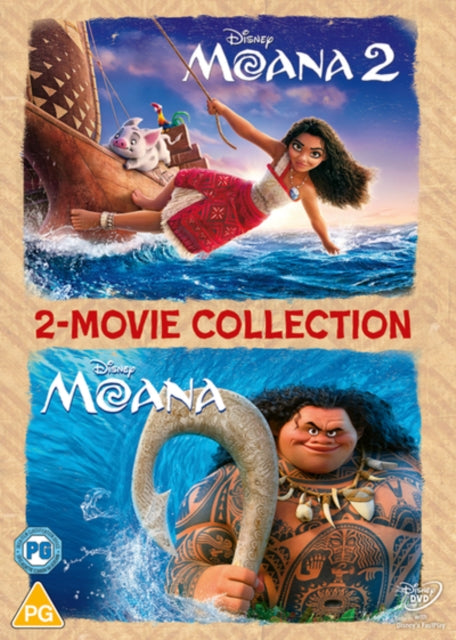 Disneys Moana 1 & 2 Double Pack (DVD)