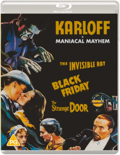 Maniacal Mayhem (Three Films Starring Boris Karloff) (Blu-ray)